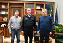 Στ. Αρναουτάκης: «Συνεχίζουμε την άριστη συνεργασία με το νέο Συντονιστή Επιχειρήσεων Βορείου – Νοτίου Αιγαίου και Κρήτης Μιχάλη Σεληνιωτάκη»