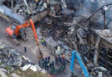 «Βιολάντα»: Βρέθηκε και η πέμπτη σορός στα συντρίμμια του εργοστασίου