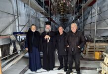 Συνεχίζονται οι εργασίες αποκατάστασης του Ιερού Μητροπολιτικού Ναού Εισοδίων της Θεοτόκου πόλεως Ρεθύμνης