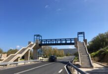 ΟΑΚ:Ολοκληρώθηκε η τοποθέτηση της δεύτερης πεζογέφυρας στον Β.Ο.Α.Κ.