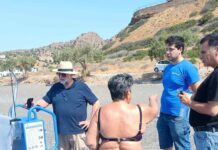 Αυτοψία Δημάρχου Μινώα Πεδιάδας : Σε λειτουργία η νέα ράμπα διευκόλυνσης πρόσβασης ΑμεΑ στην παραλία του Τσούτσουρα