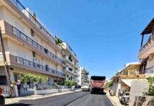 Δήμος Ηρακλείου:Στη Λεωφόρο Ικάρου συνεχίζεται το πρόγραμμα ασφαλτοστρώσεων